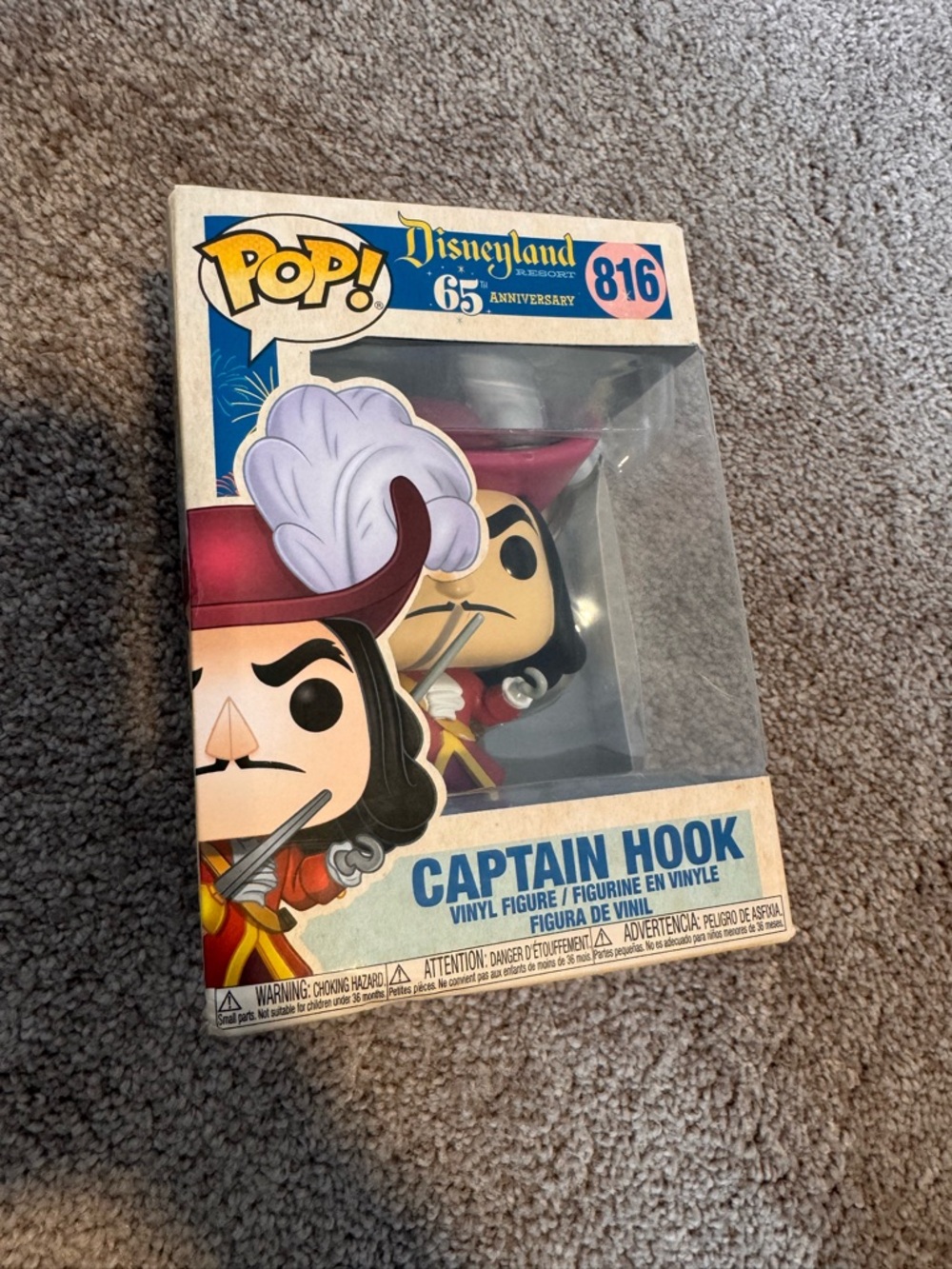 Funko Captain Hook Pop! Vinyl - Collector 65th anniversary